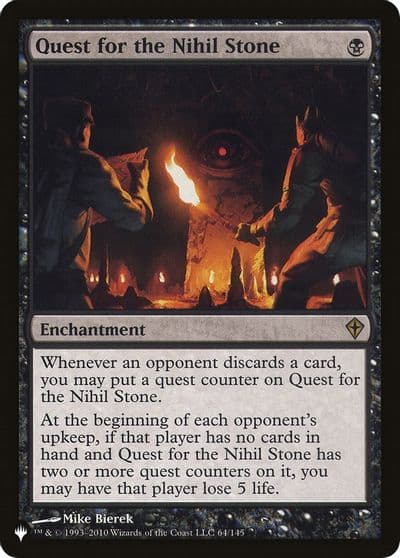Quest for the Nihil Stone The List Reprints Magic card