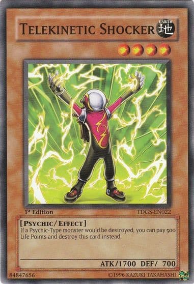 Telekinetic Shocker The Duelist Genesis Yu-Gi-Oh! card