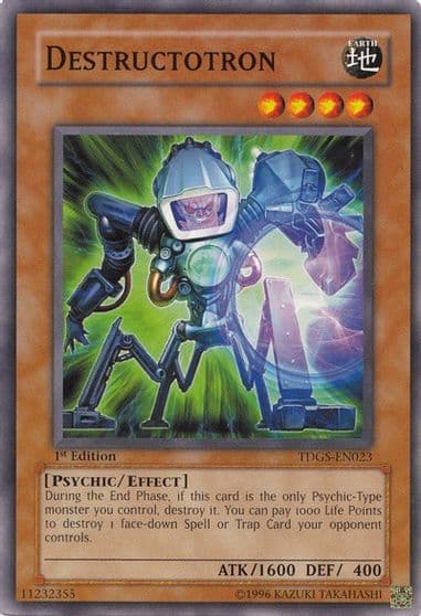 Destructotron The Duelist Genesis Yu-Gi-Oh! card