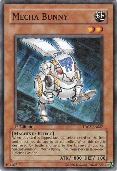 Mecha Bunny The Duelist Genesis Yu-Gi-Oh! card