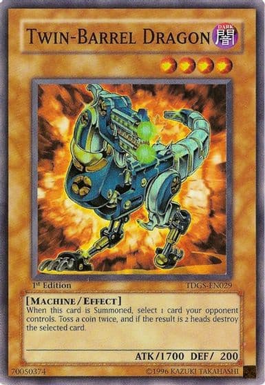 Twin Barrel Dragon The Duelist Genesis Yu-Gi-Oh! card