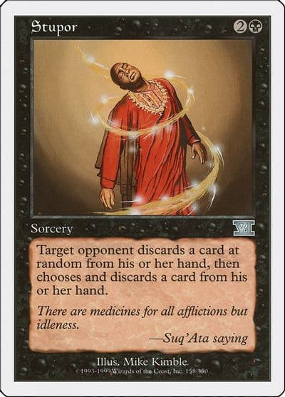 Stupor Classic Sixth Edition Magic card
