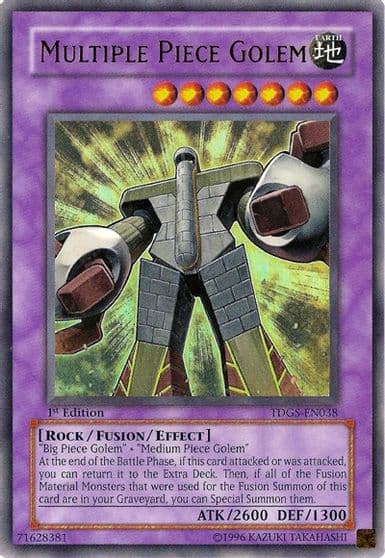 Multiple Piece Golem The Duelist Genesis Yu-Gi-Oh! card