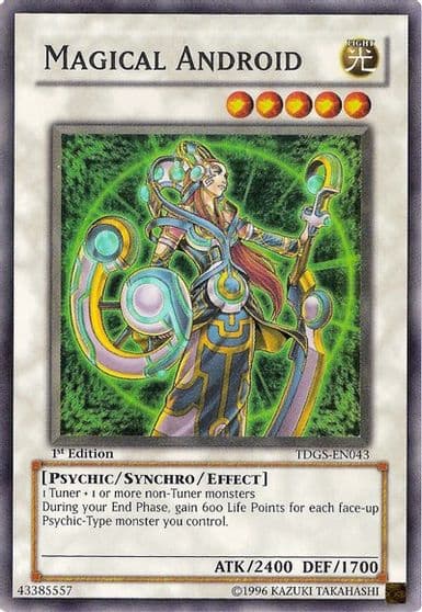 Magical Android The Duelist Genesis Yu-Gi-Oh! card