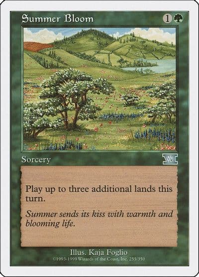 Summer Bloom Classic Sixth Edition Magic card