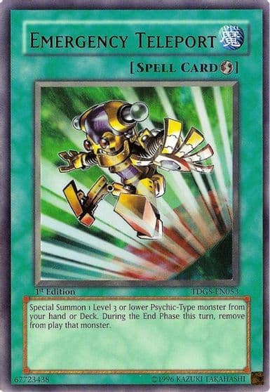 Emergency Teleport The Duelist Genesis Yu-Gi-Oh! card