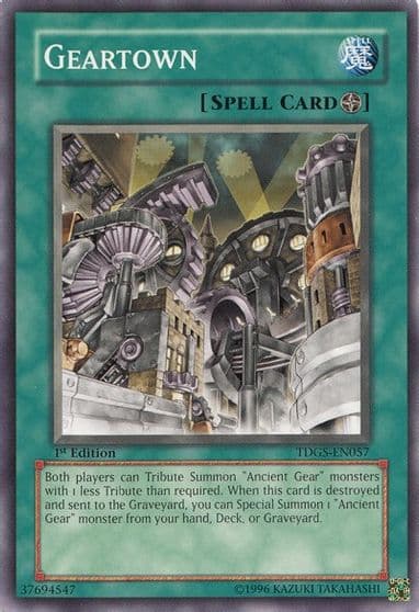 Geartown The Duelist Genesis Yu-Gi-Oh! card