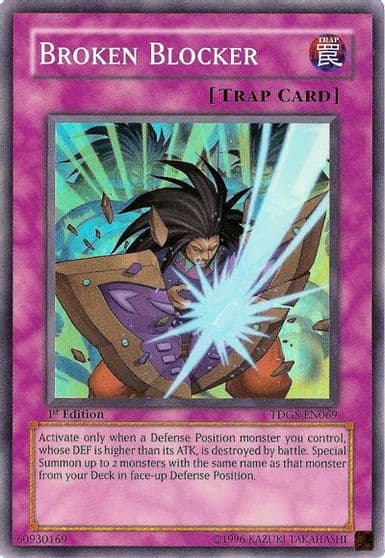Broken Blocker The Duelist Genesis Yu-Gi-Oh! card
