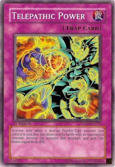 Telepathic Power The Duelist Genesis Yu-Gi-Oh! card