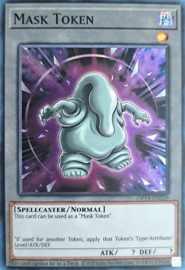 Mask Token OTS Tournament Pack 19 Yu-Gi-Oh! card