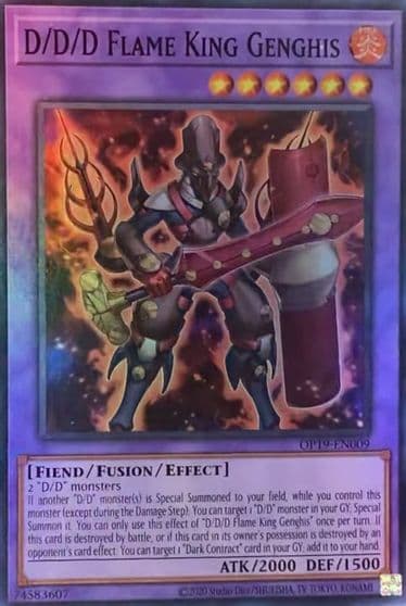 D D D Flame King Genghis OTS Tournament Pack 19 Yu-Gi-Oh! card
