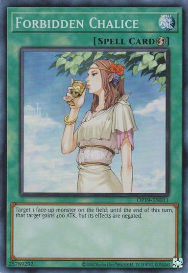 Forbidden Chalice OTS Tournament Pack 19 Yu-Gi-Oh! card