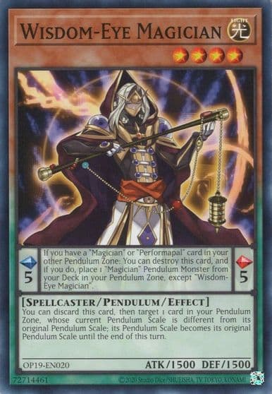 Wisdom Eye Magician OTS Tournament Pack 19 Yu-Gi-Oh! card