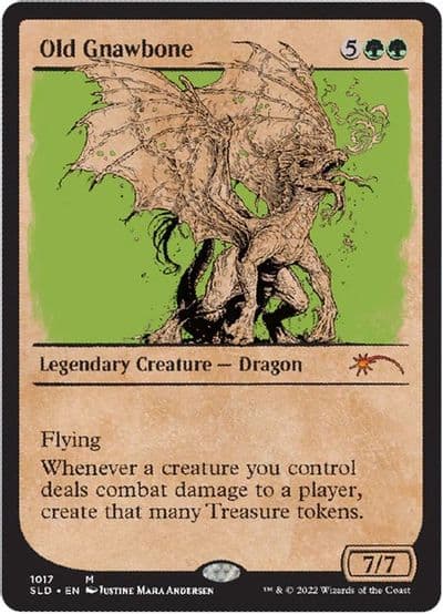 Old Gnawbone Showcase Secret Lair Drop Series Magic card