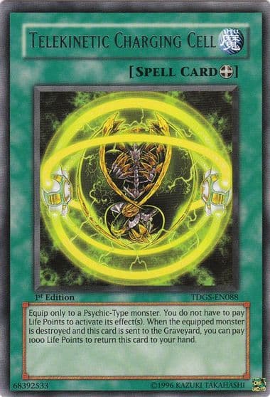 Telekinetic Charging Cell The Duelist Genesis Yu-Gi-Oh! card