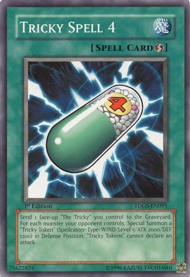 Tricky Spell 4 The Duelist Genesis Yu-Gi-Oh! card