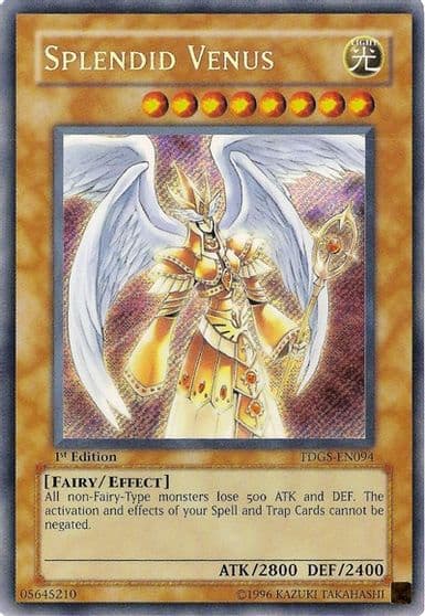 Splendid Venus The Duelist Genesis Yu-Gi-Oh! card