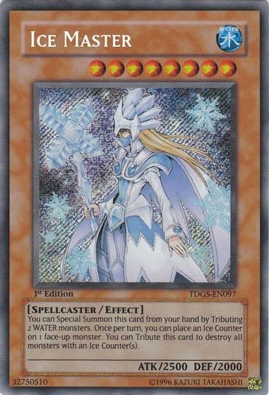Ice Master The Duelist Genesis Yu-Gi-Oh! card