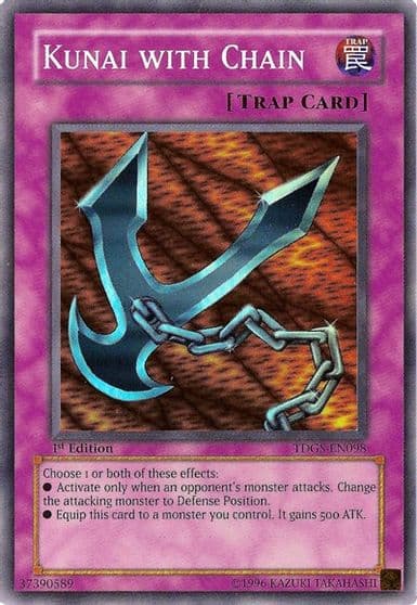 Kunai with Chain The Duelist Genesis Yu-Gi-Oh! card