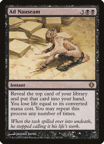 Ad Nauseam Shards of Alara Magic card