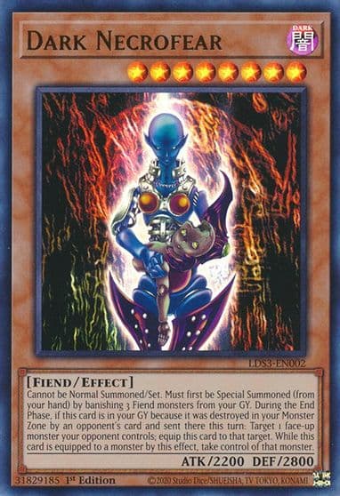 Dark Necrofear Legendary Duelists: Season 3 Yu-Gi-Oh! card