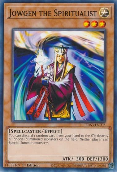Jowgen the Spiritualist Legendary Duelists: Season 3 Yu-Gi-Oh! card