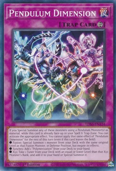 Pendulum Dimension Legendary Duelists: Season 3 Yu-Gi-Oh! card