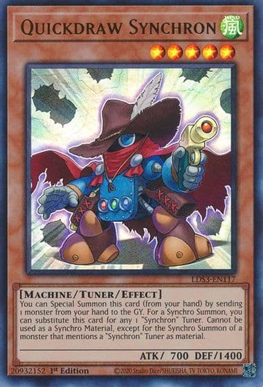 Quickdraw Synchron Legendary Duelists: Season 3 Yu-Gi-Oh! card