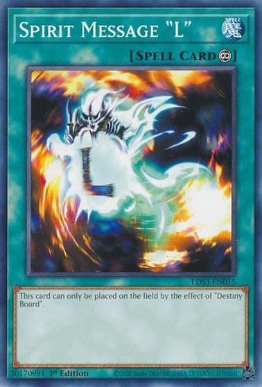 Spirit Message L Legendary Duelists: Season 3 Yu-Gi-Oh! card