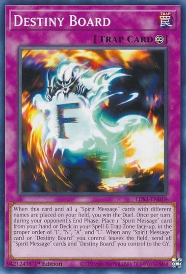 Destiny Board Legendary Duelists: Season 3 Yu-Gi-Oh! card