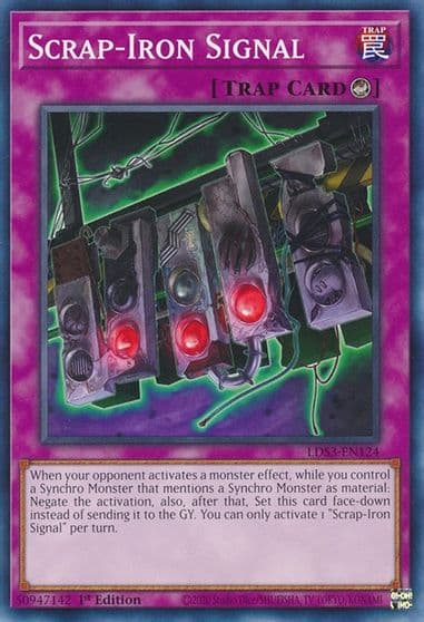 Scrap Iron Signal Legendary Duelists: Season 3 Yu-Gi-Oh! card