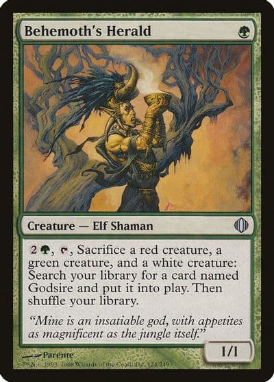 Behemoths Herald Shards of Alara Magic card
