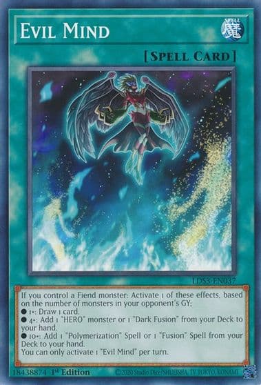 Evil Mind Legendary Duelists: Season 3 Yu-Gi-Oh! card