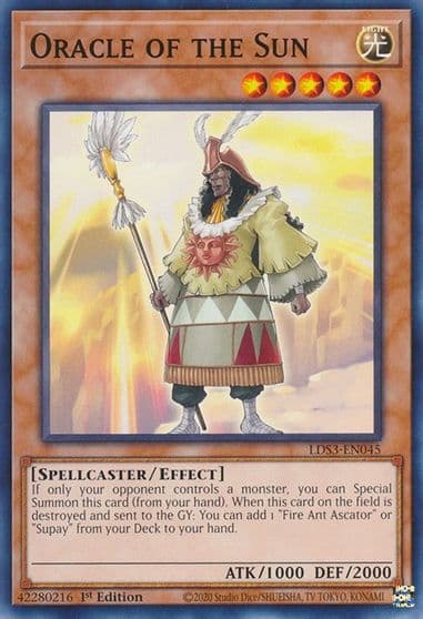 Oracle of the Sun Legendary Duelists: Season 3 Yu-Gi-Oh! card
