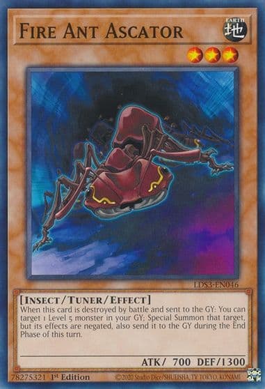 Fire Ant Ascator Legendary Duelists: Season 3 Yu-Gi-Oh! card