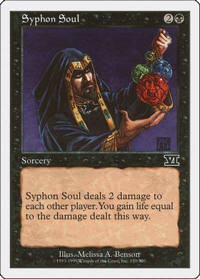 Syphon Soul Classic Sixth Edition Magic card