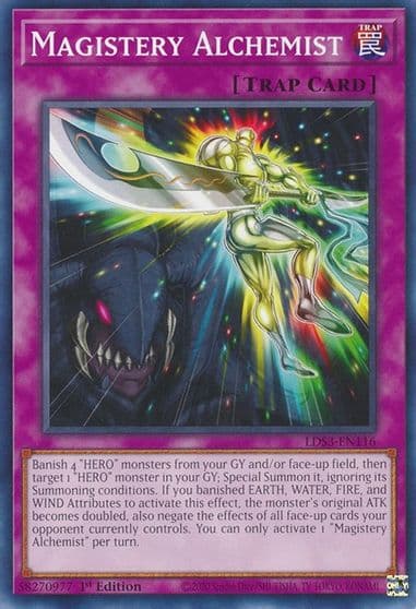Magistery Alchemist Legendary Duelists: Season 3 Yu-Gi-Oh! card