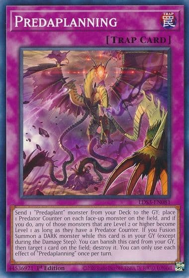 Predaplanning Legendary Duelists: Season 3 Yu-Gi-Oh! card