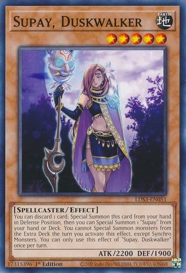 Supay Duskwalker Legendary Duelists: Season 3 Yu-Gi-Oh! card