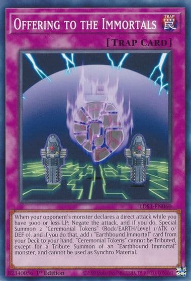 Offering to the Immortals Legendary Duelists: Season 3 Yu-Gi-Oh! card