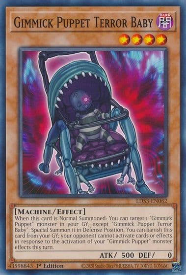 Gimmick Puppet Terror Baby Legendary Duelists: Season 3 Yu-Gi-Oh! card