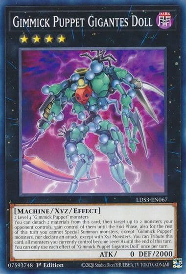 Gimmick Puppet Gigantes Doll Legendary Duelists: Season 3 Yu-Gi-Oh! card