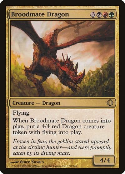 Broodmate Dragon Shards of Alara Magic card