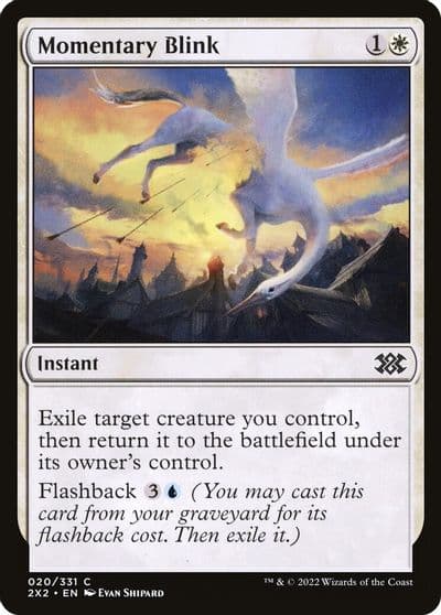 Momentary Blink Double Masters 2022 Magic card