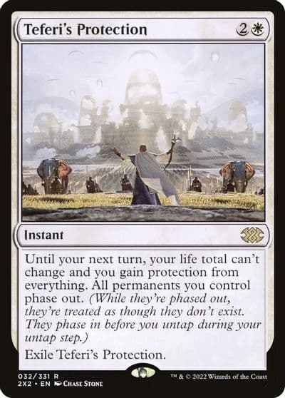 Teferis Protection Double Masters 2022 Magic card