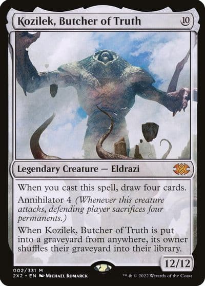 Kozilek Butcher of Truth Double Masters 2022 Magic card