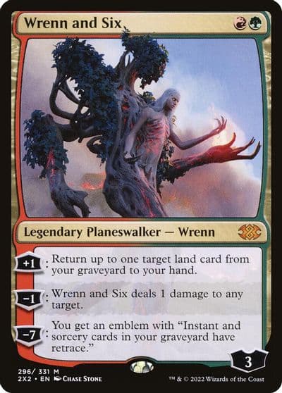 Wrenn and Six Double Masters 2022 Magic card