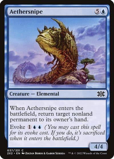 Aethersnipe Double Masters 2022 Magic card