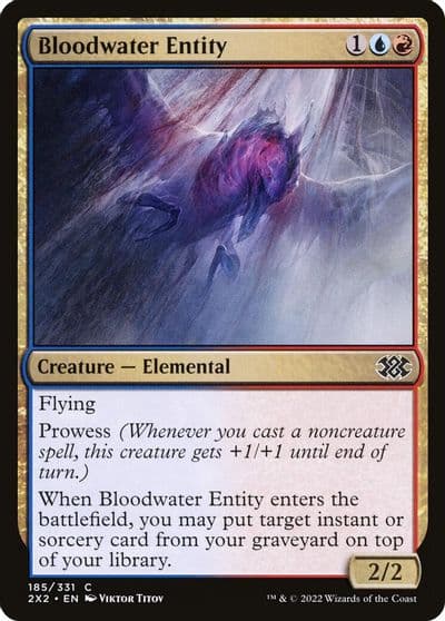 Bloodwater Entity Double Masters 2022 Magic card