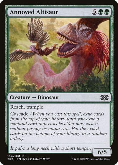 Annoyed Altisaur Double Masters 2022 Magic card